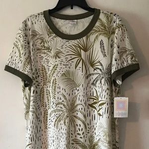 LULAROE 3xl liv tee tropical print